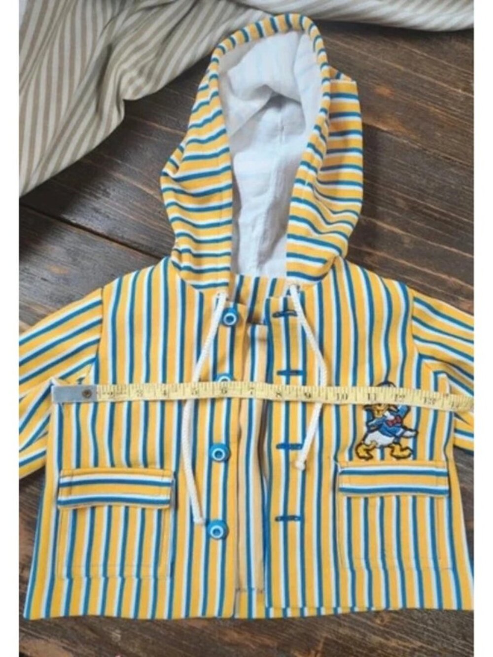 Vintage Donald Duck jacket kids 3t hoodie disney disneyland